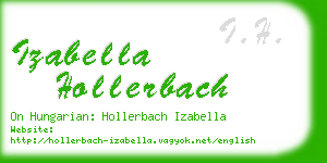 izabella hollerbach business card